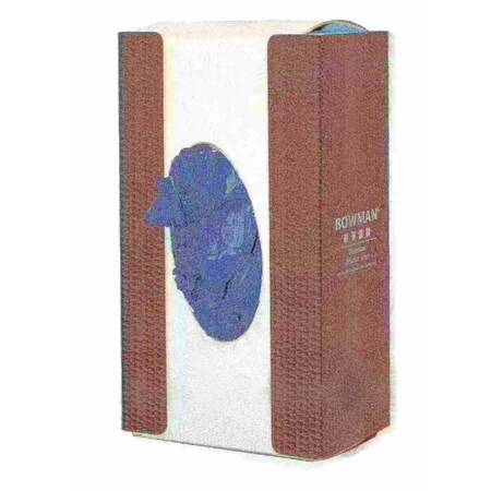 Bowman Dispensers Glove/Tissue Box Dispenser - Single-Designer-Carbon Squares Brown GL111-P002
